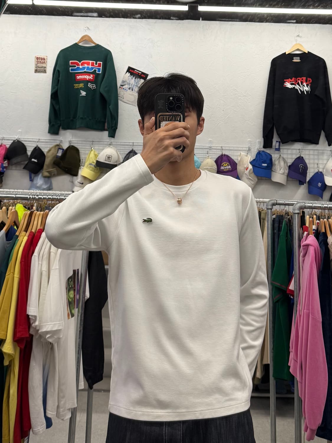 라코스테 PK 폴로 긴팔티 M 상품이미지1