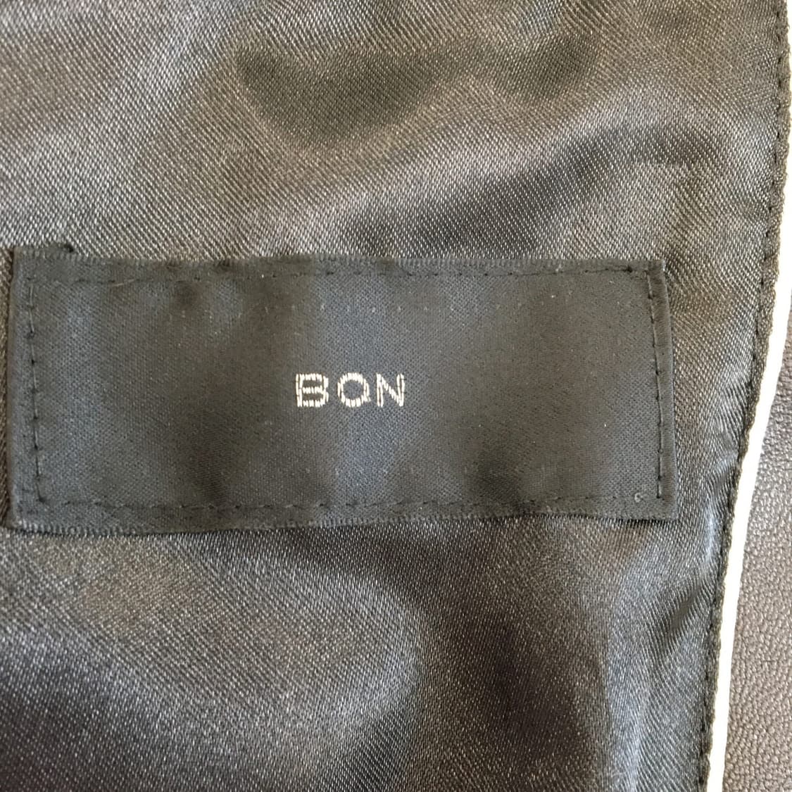 BON 양가죽 100% 콤비자켓 95 사이즈  상품이미지7