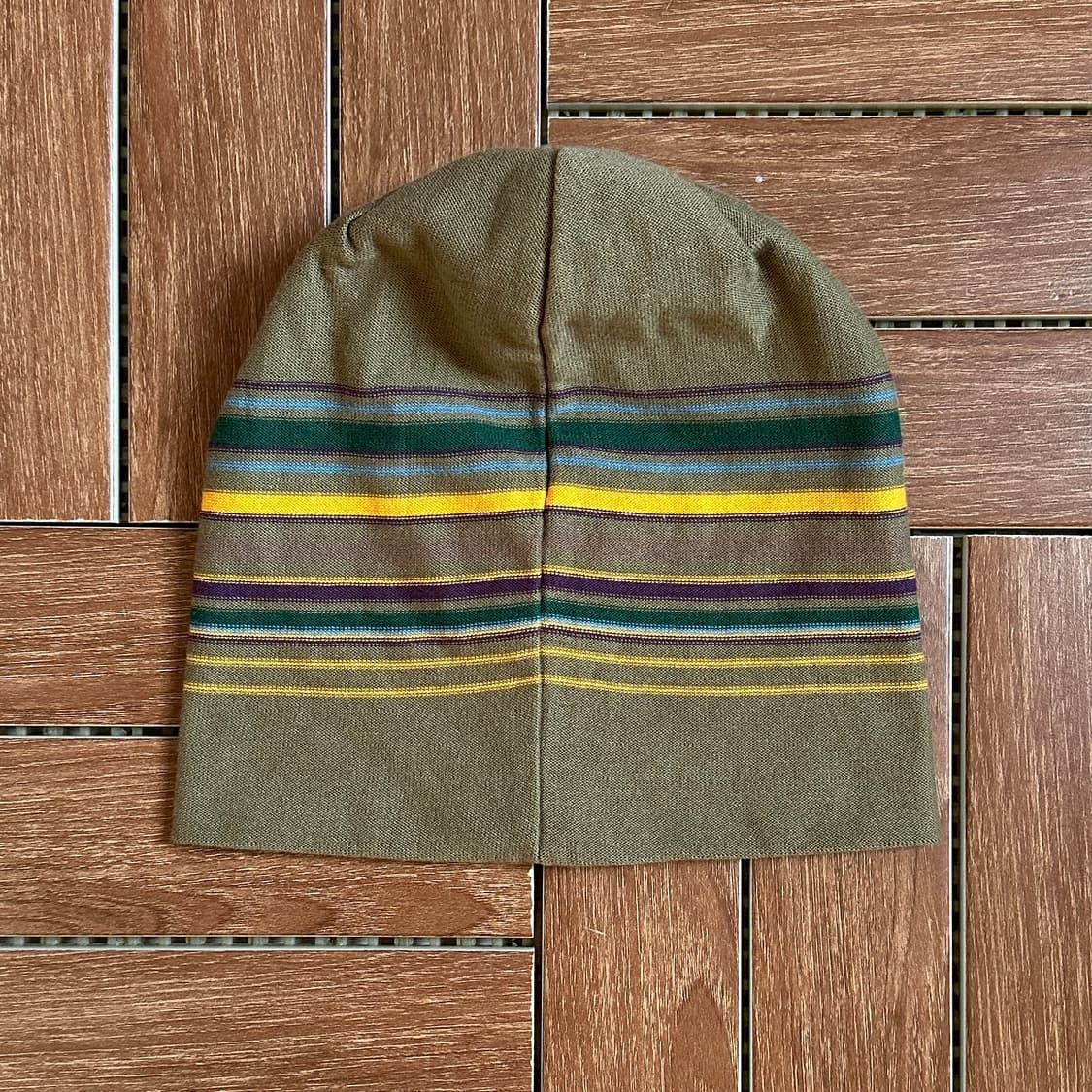 Override reversible striped beanie 상품이미지2