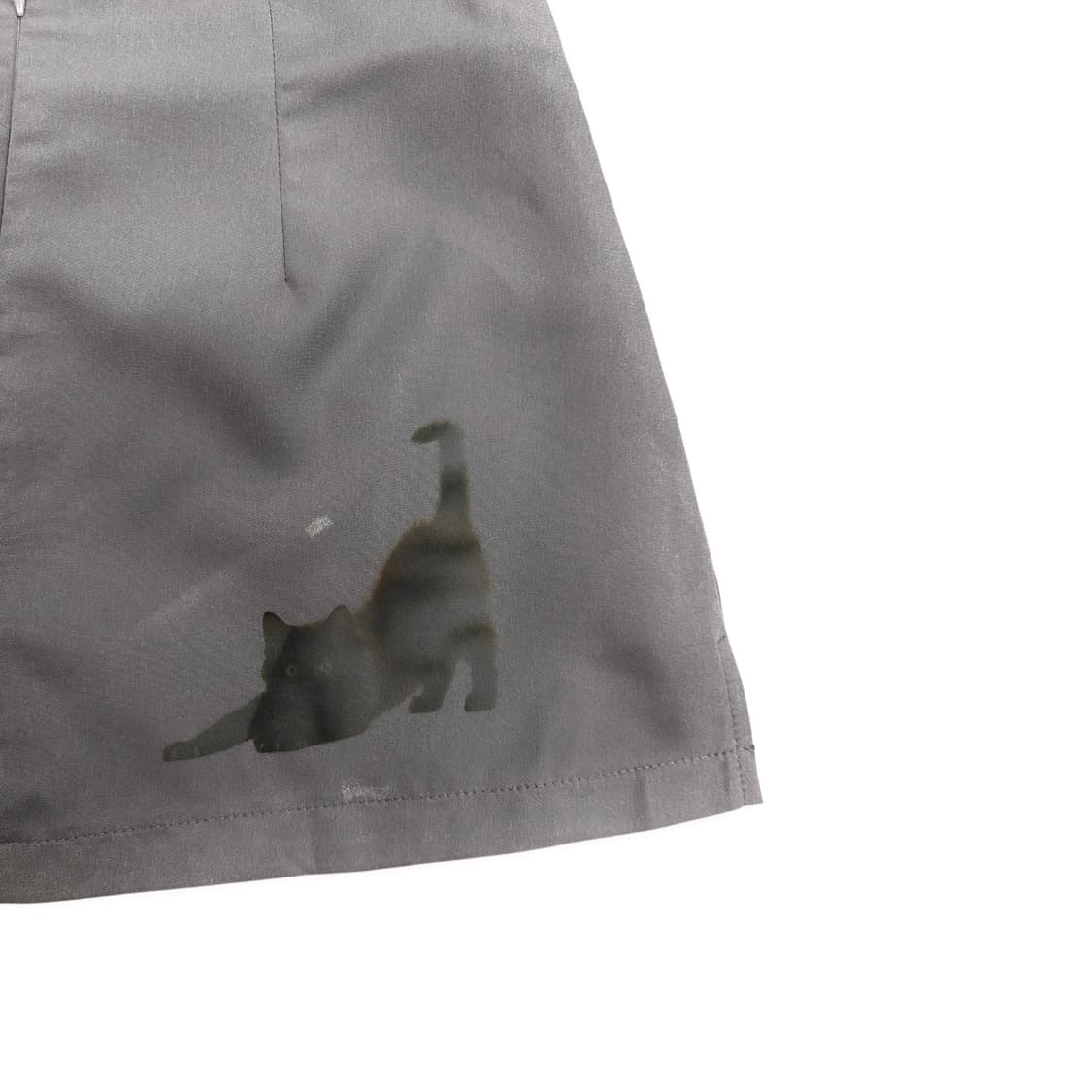 Number 7 Grey Mini Skirt 상품이미지5
