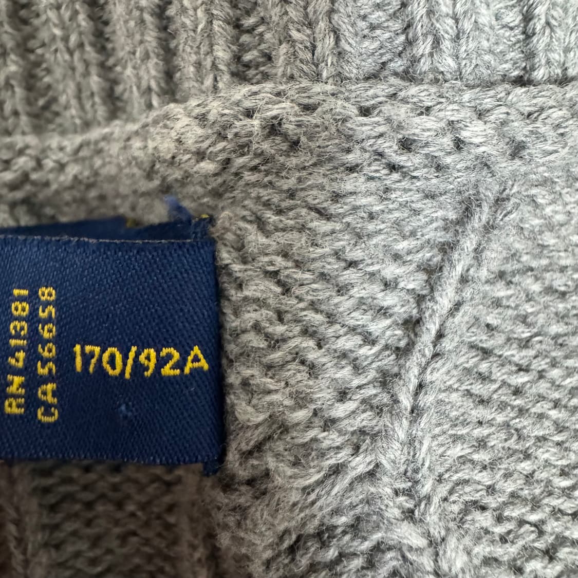 폴로 랄프로렌 그레이 니트  상품이미지3