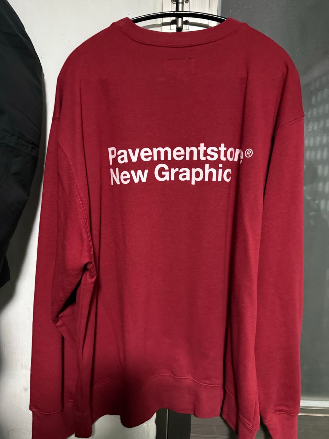 페이브먼트 오버핏 자주색 맨투맨 xl 상품이미지2