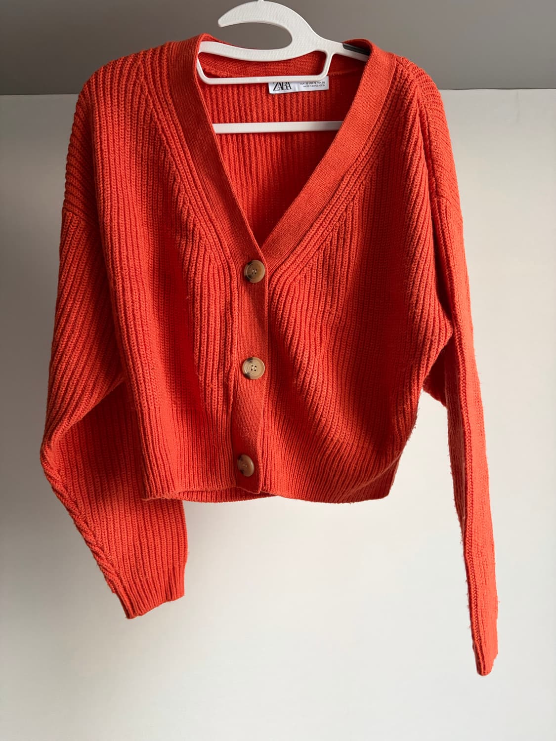 자라 리브드 가디건 s  상품이미지1