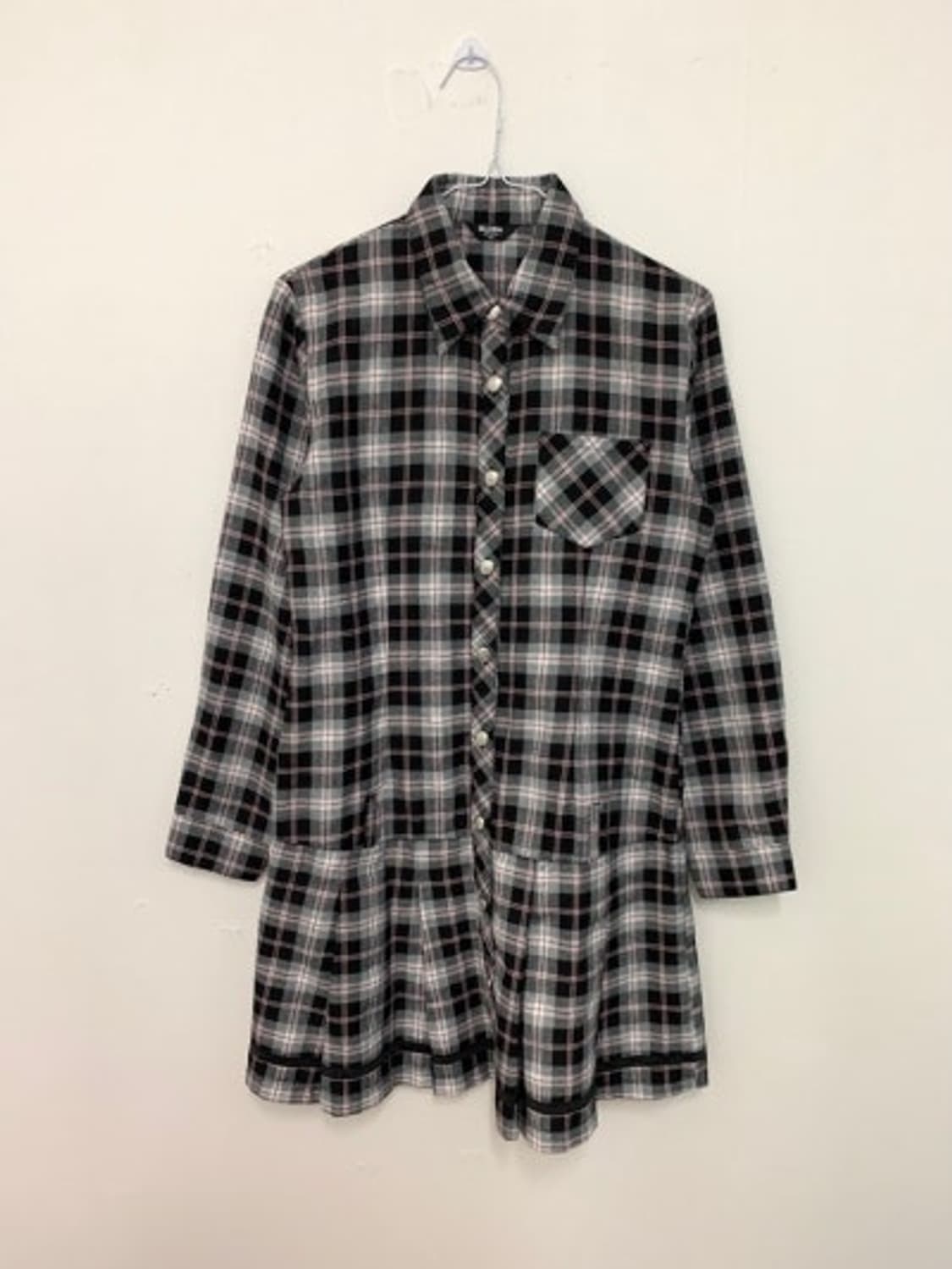 옷속무 제인 체크op 상품이미지2