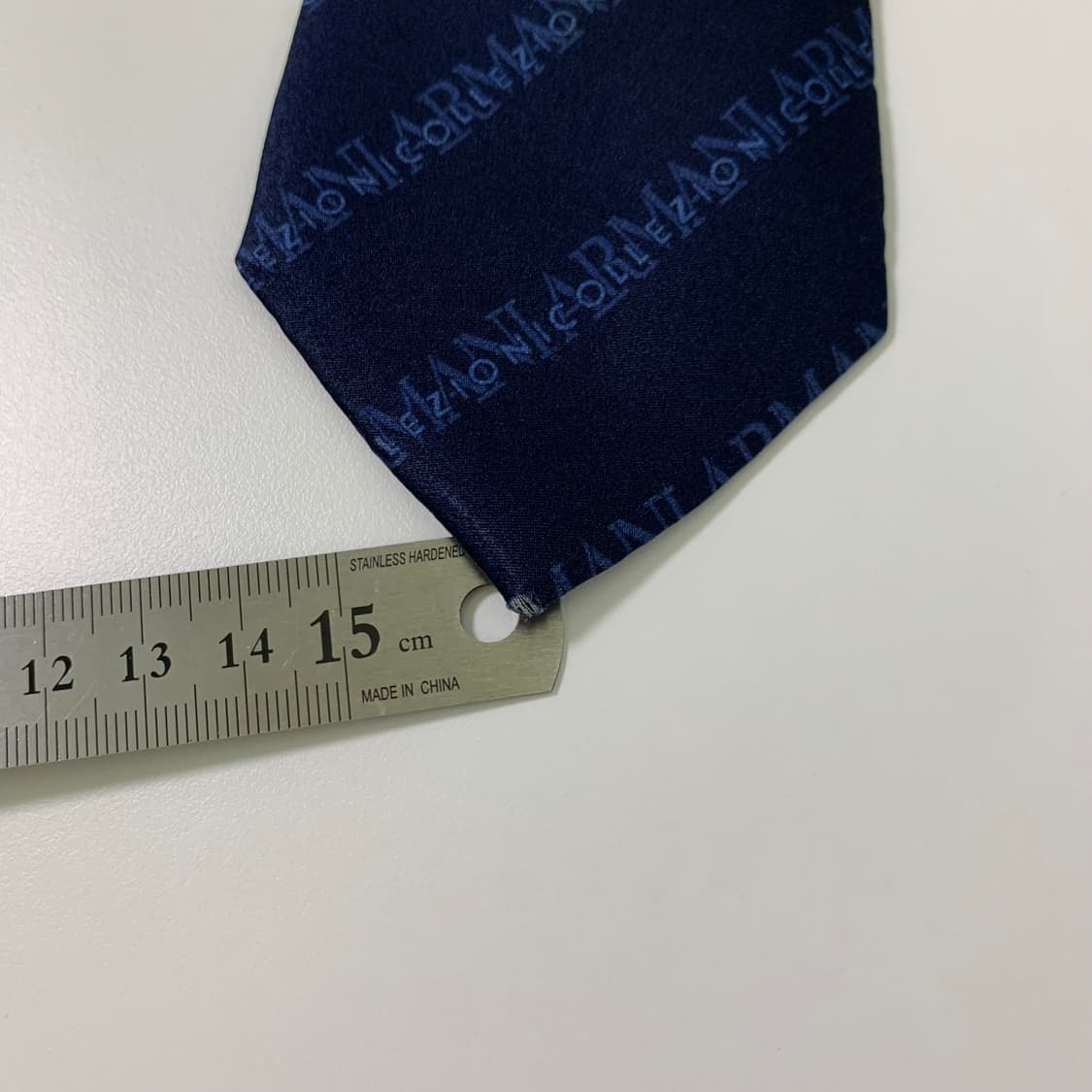 알마니(ARMANI) 모노그램 100실크 이태리 슬림넥타이 7cm 상품이미지10