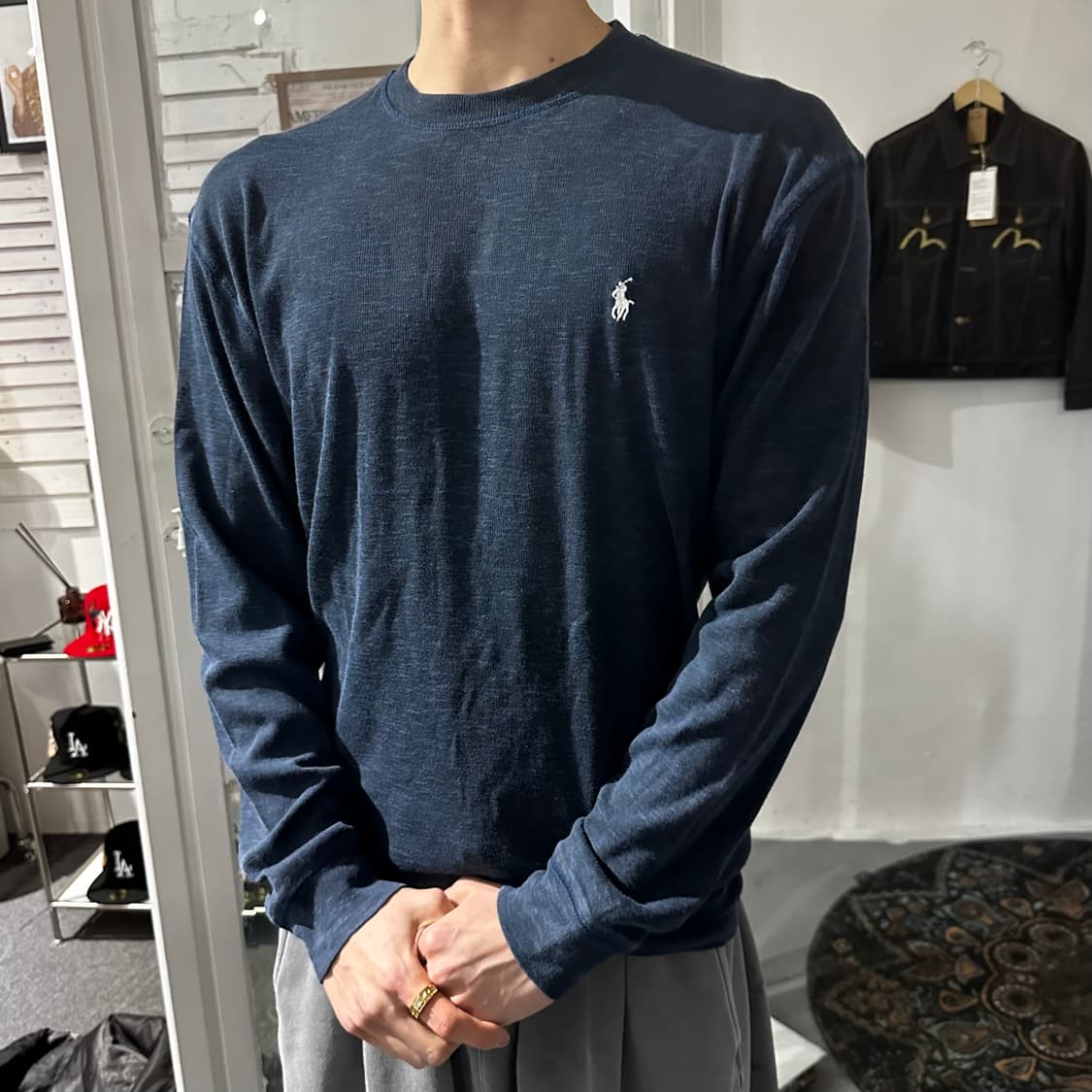 폴로 랄프로렌 네이비 롱슬리브 상품이미지1