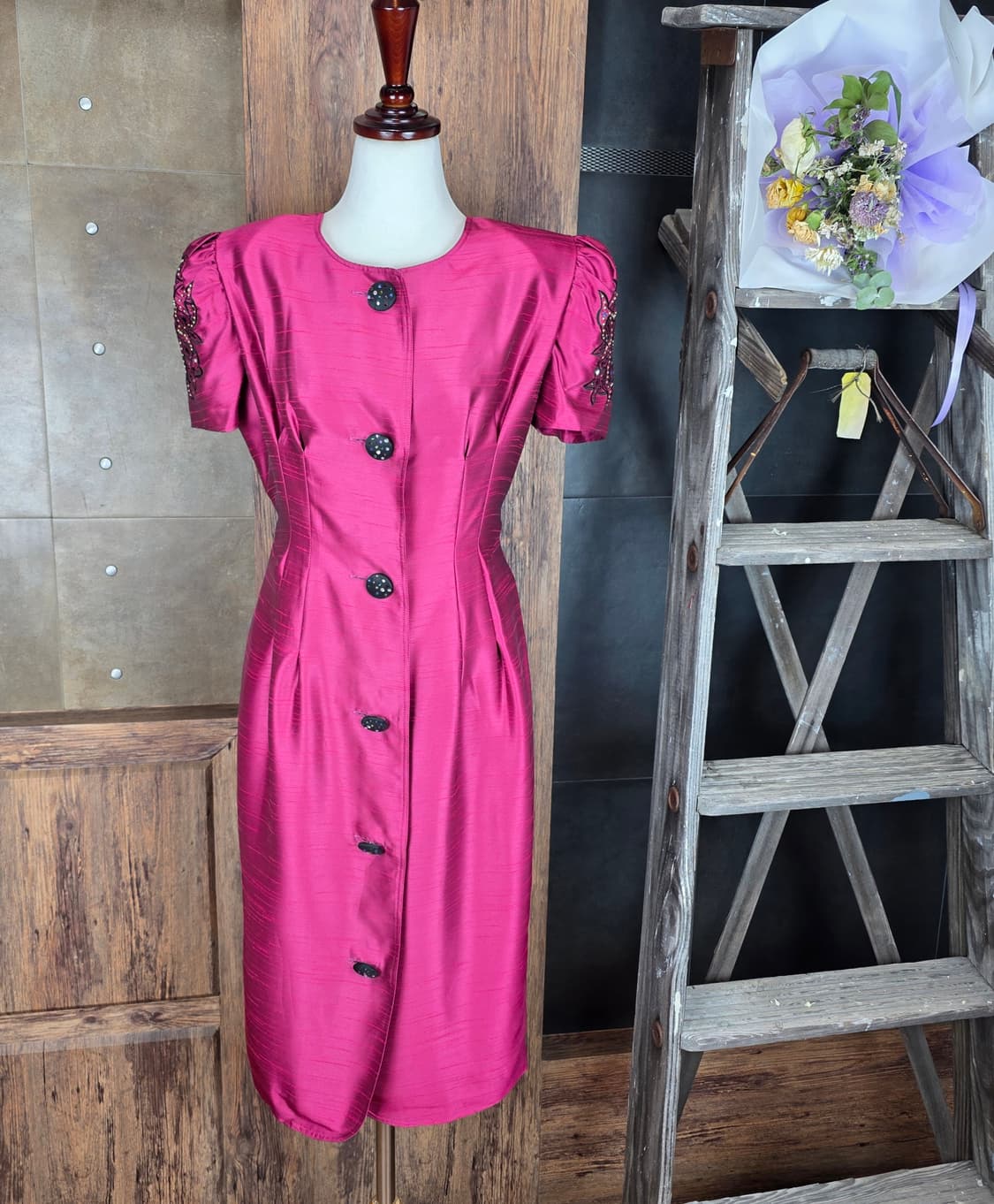 GK ITALIA 핫핑크 블링 원피스  상품이미지1