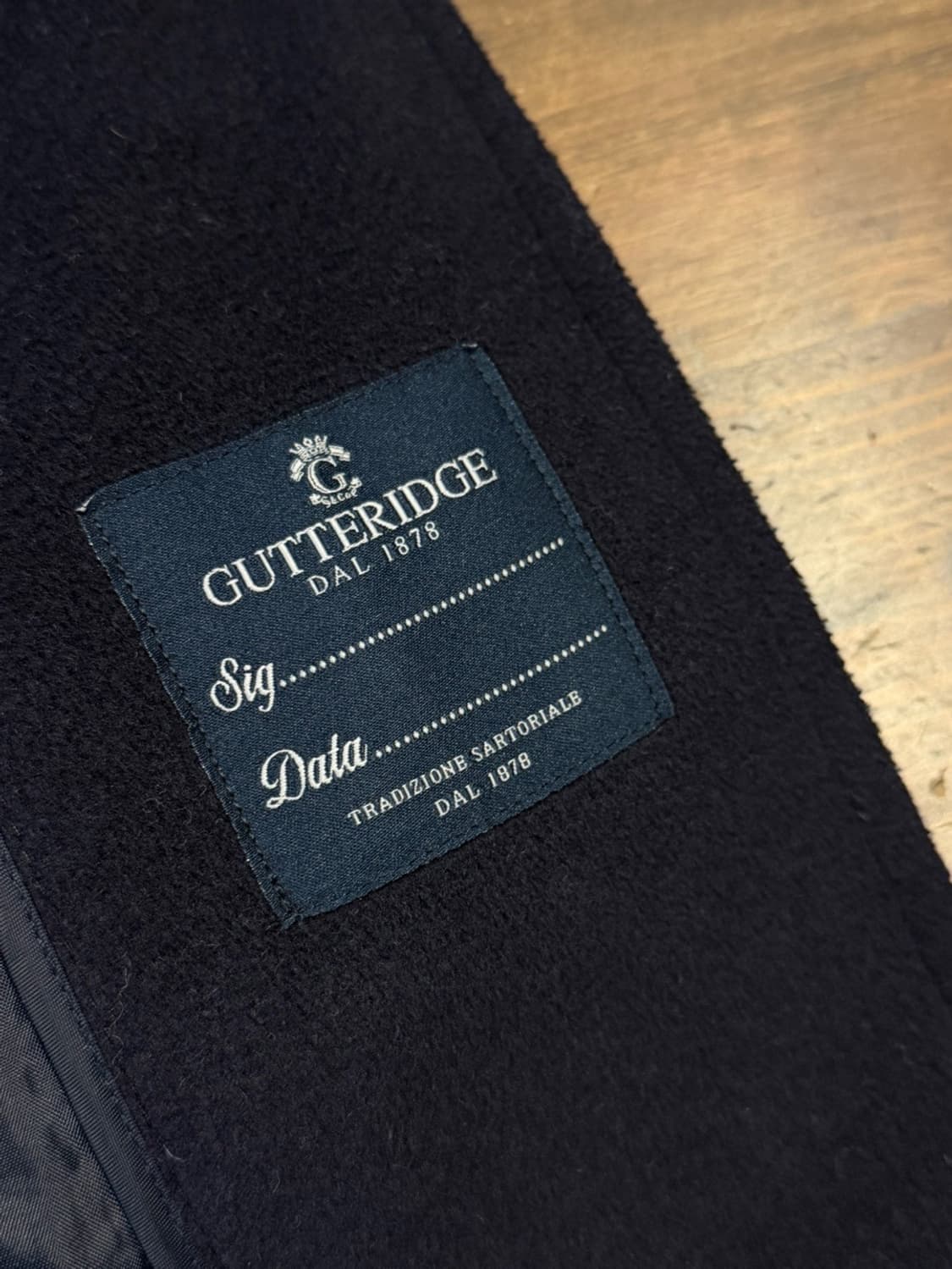 GUTTERIDGE 체스터필드 코트 100 상품이미지5