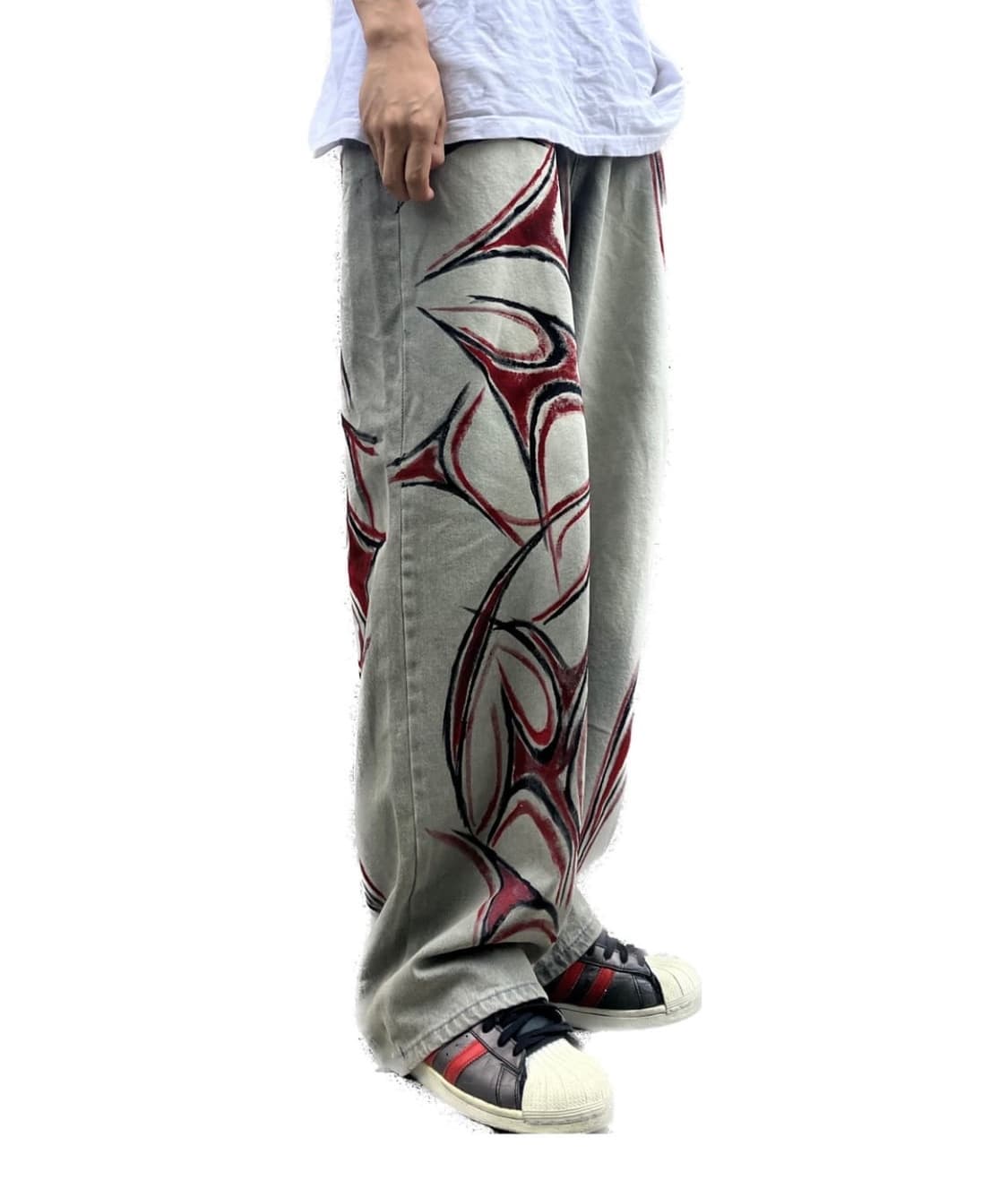 Red knife custom gray pants 상품이미지8