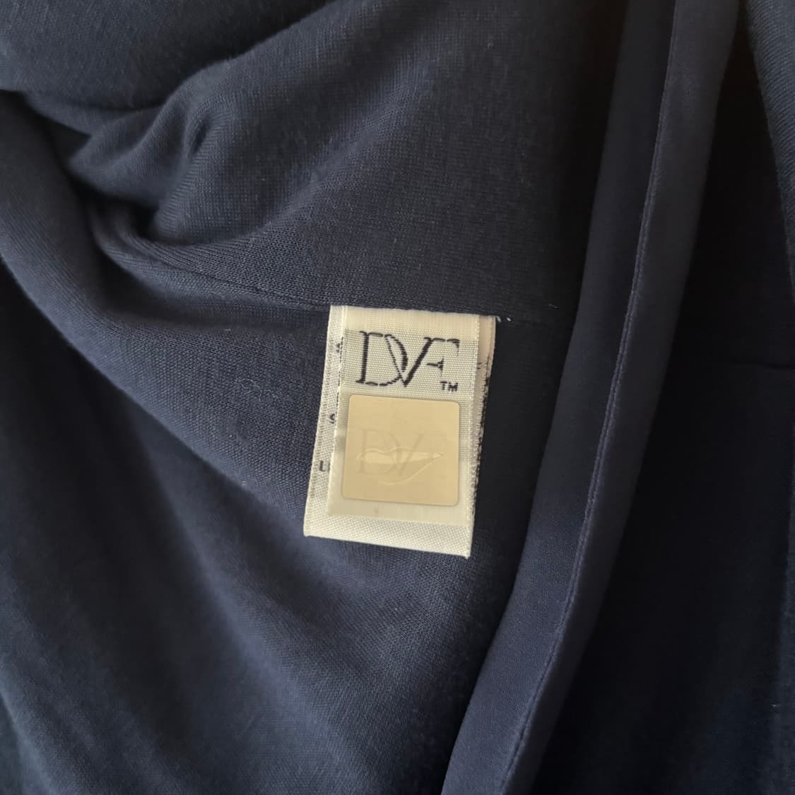 DVF 다이앤본퍼스텐버그 레이스 랩 원피스 네이비 사이즈6 상품이미지7