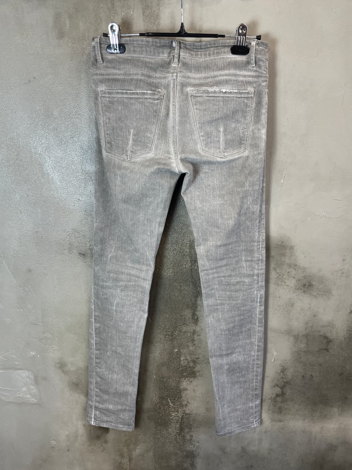 포엠 보헤미안 워시드 그레이 진 상품이미지8