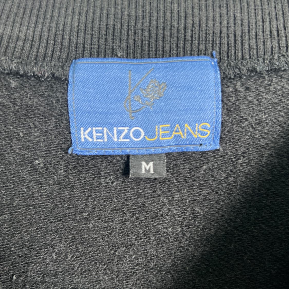 Kenzo 겐조 블랙 자수 맨투맨 M 상품이미지3