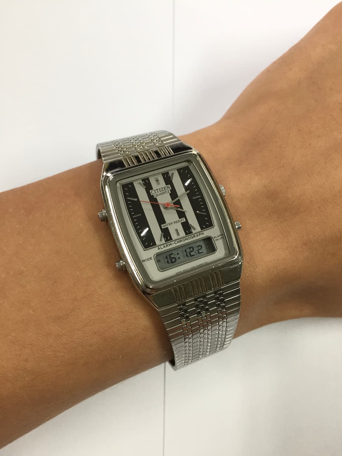 80s citizen stripe ana-digi quartz 상품이미지4