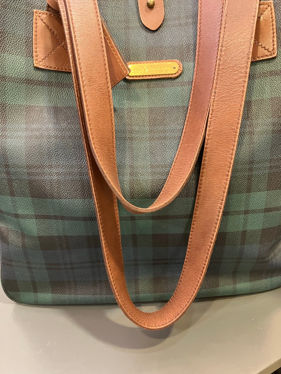 폴로랄프로렌 타탄체크 토트백 상품이미지3