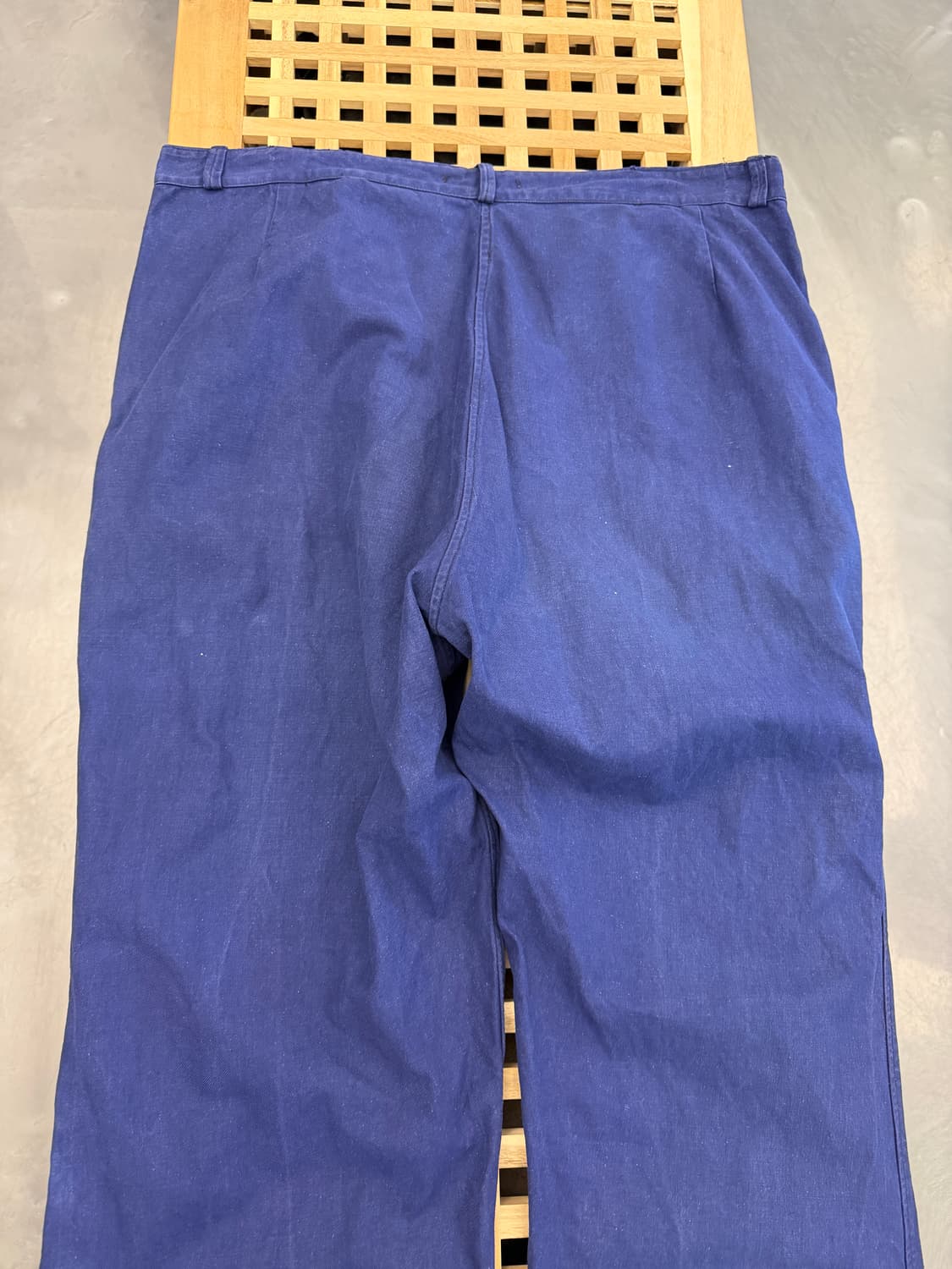 OLD EURO FADED WASHED NAVY 빈티지 프렌치워크팬츠 상품이미지8