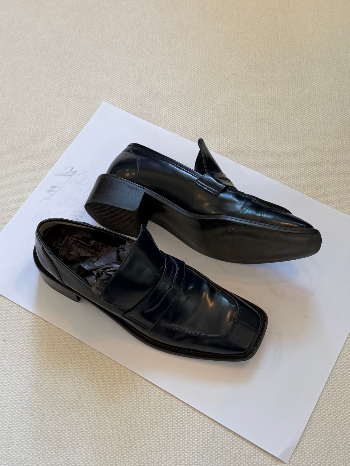 오소이 데릭 로퍼 38 (네이비) 상품이미지2