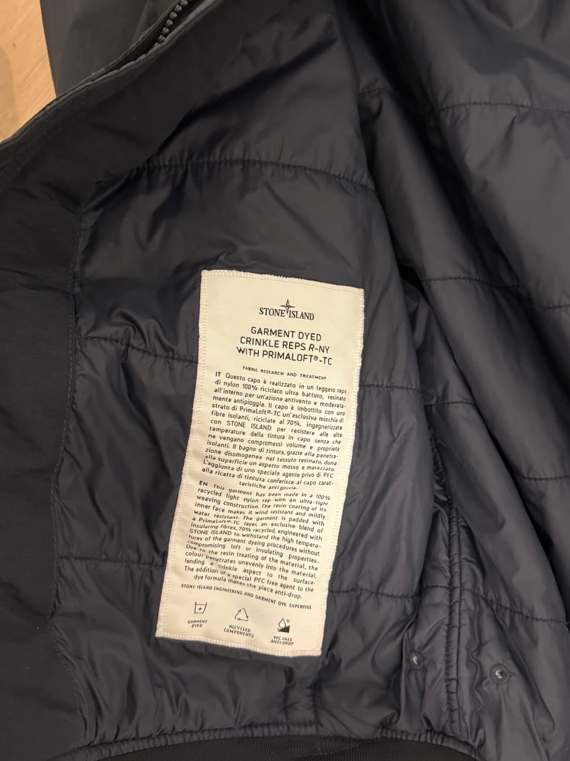 스톤아일랜드 나일론 후드 블루종(791540823 V0020) 후드집업 상품이미지4