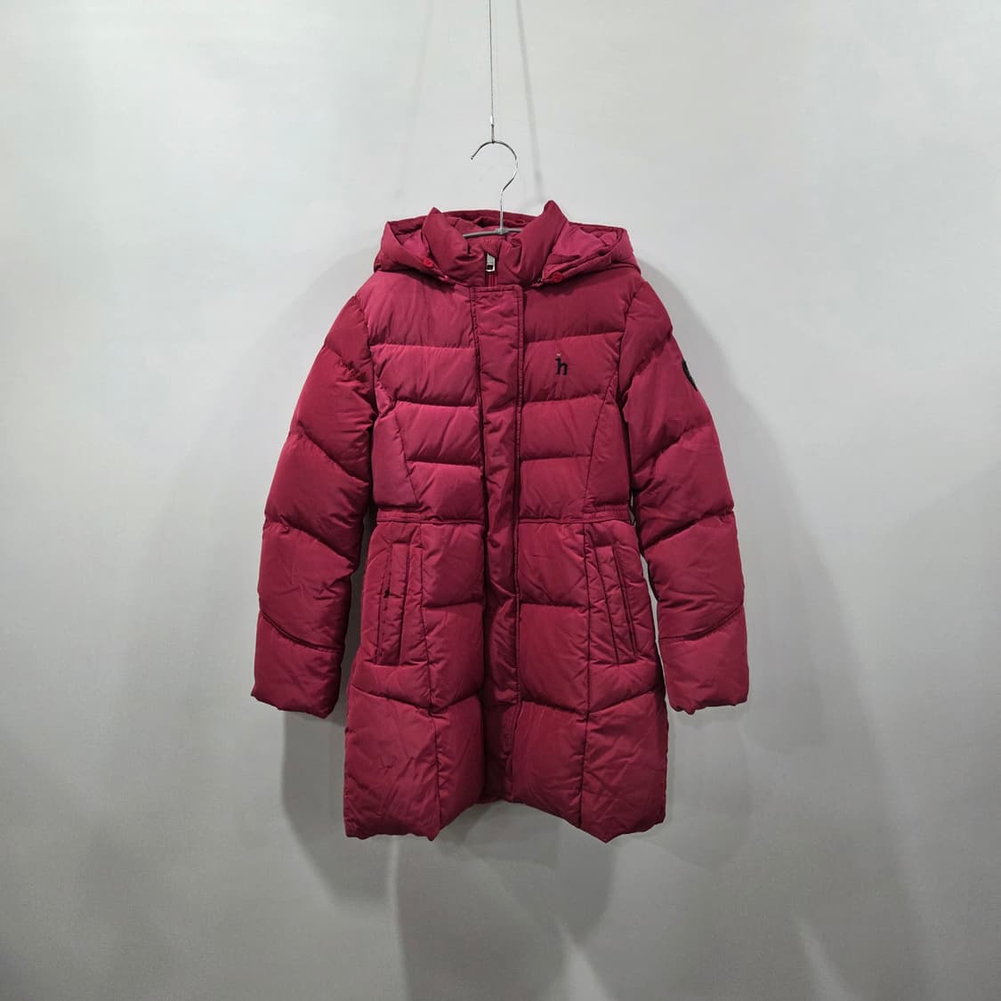 헤지스 키즈 구스다운 롱패딩 145/11Y 상품이미지1