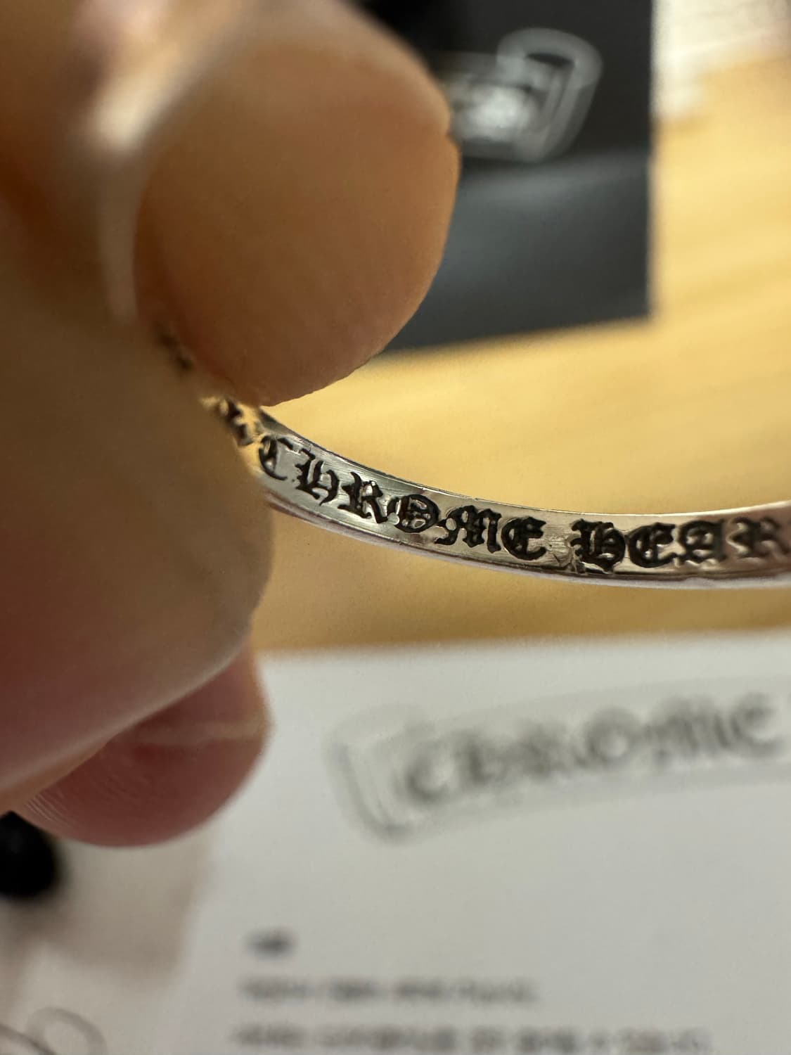 크롬하츠 반지 CH플러스 버블검링 상품이미지3