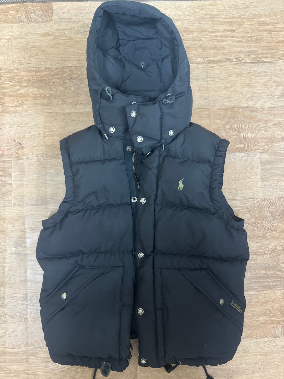 폴로 랄프로렌 후드 패딩 조끼 s 상품이미지1