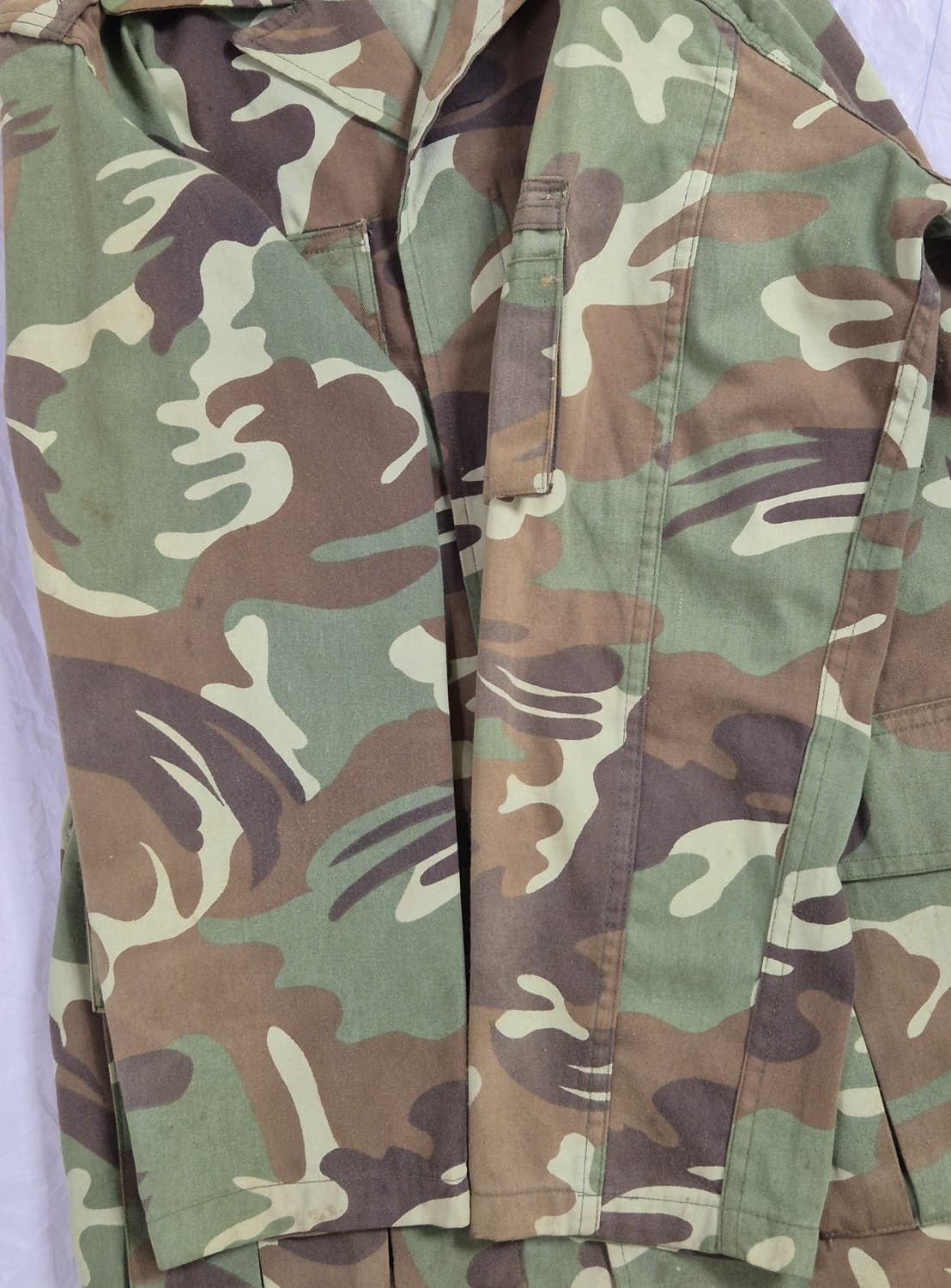 국군 구형 80년대 HID 육상 정보사 DPM 전투복 상의 (S) 상품이미지6