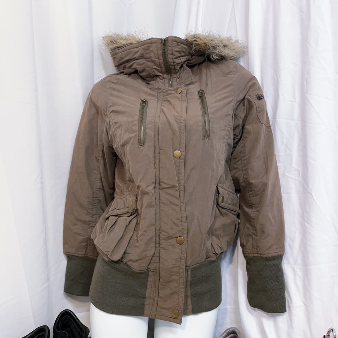 Y2k 하이넥 투웨이 자켓 00s 상품이미지1