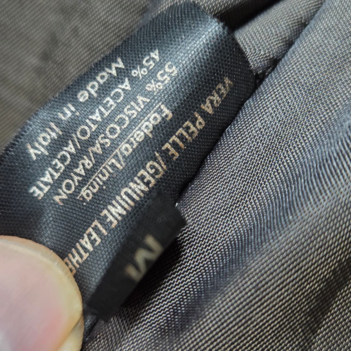 닐바렛 가죽 송치 자켓 상품이미지5