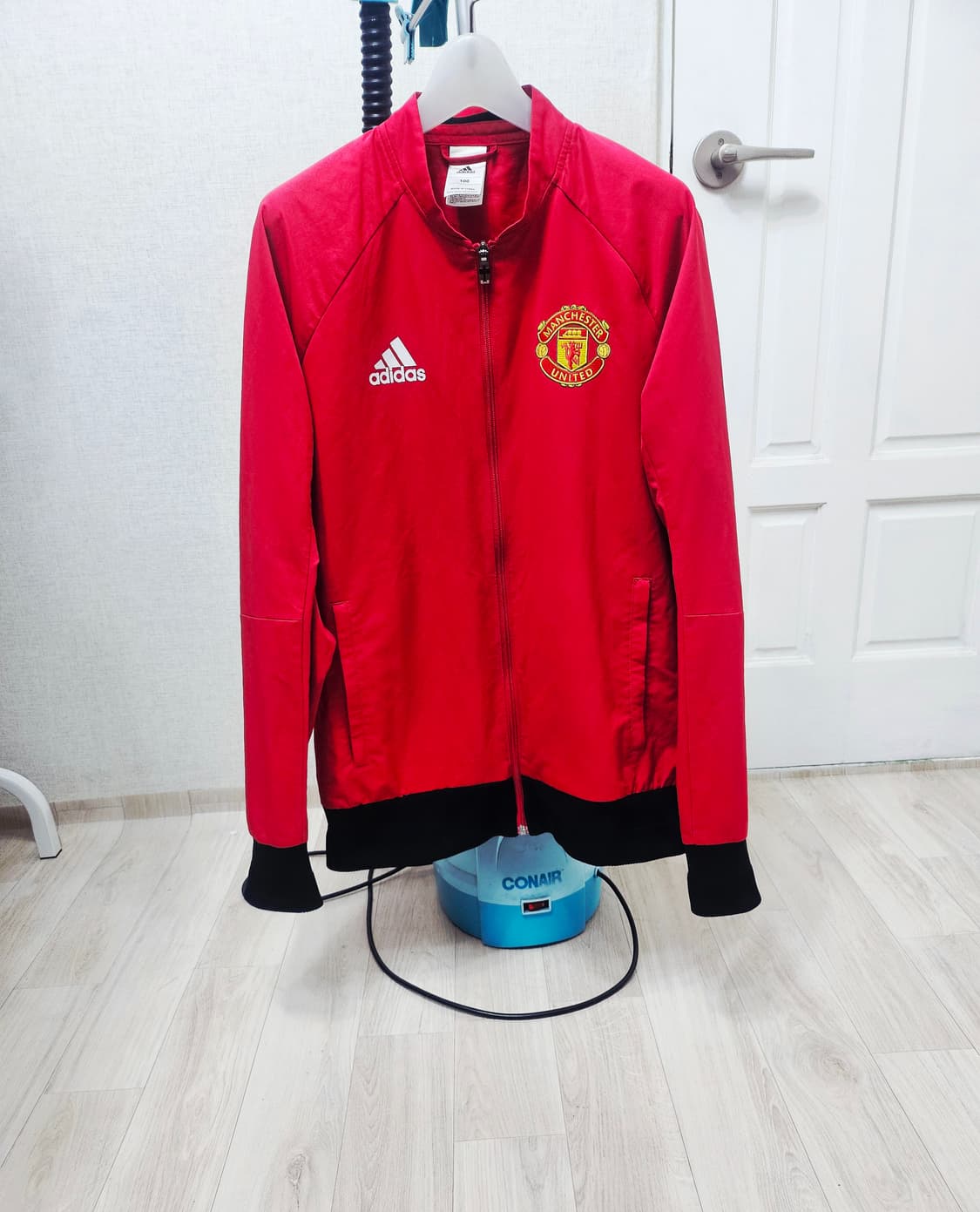 (100)L ☆초대장급☆ 아디다스 맨유 [레드] 트랙탑져지 상품이미지1