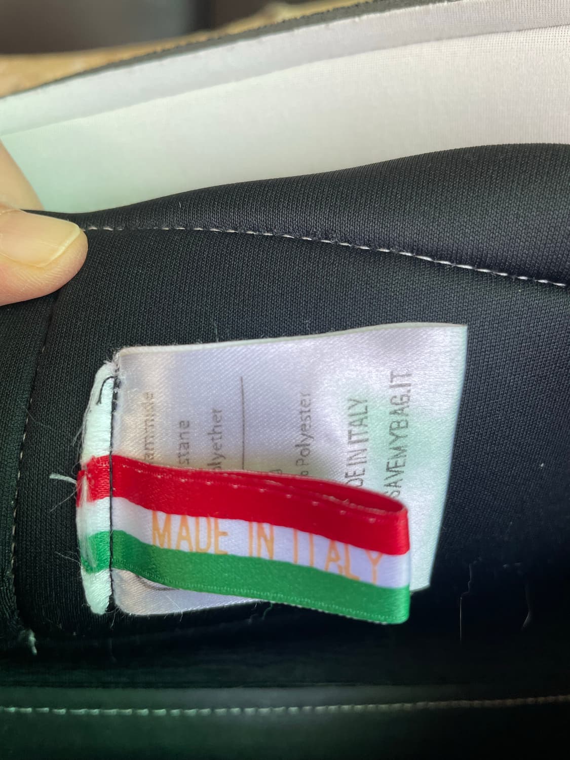 [Made in Italy] 세이브마이백 네오프렌 토트백 화이트 상품이미지6