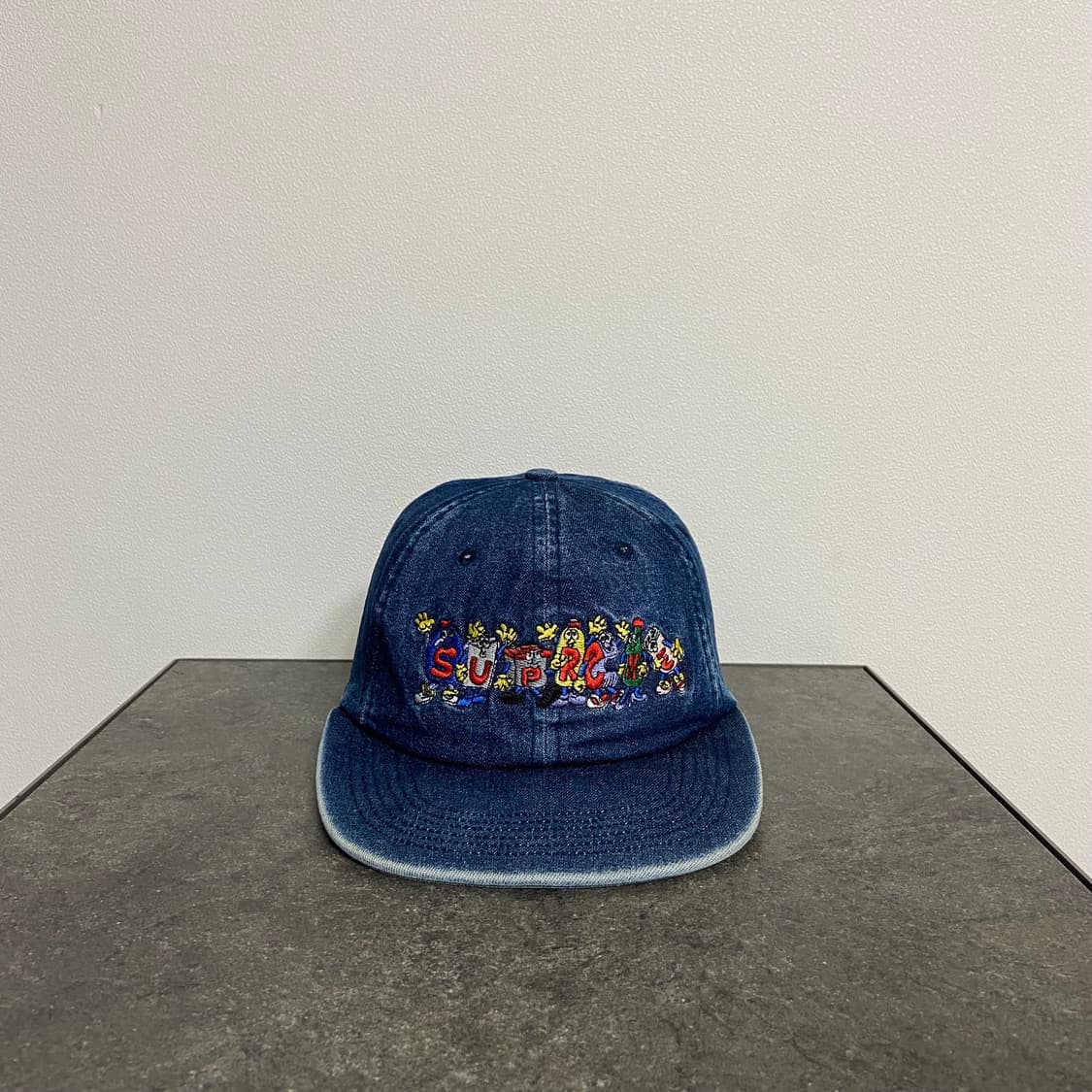 (OS) 슈프림 6패널 볼캡 모자 프렌즈 워시드 데님 상품이미지1