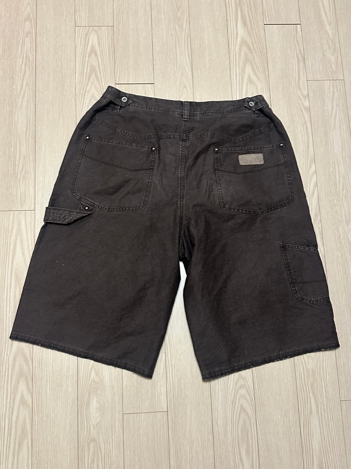 폴리테루 더블니 반바지 브라운(4) 팬츠 상품이미지2