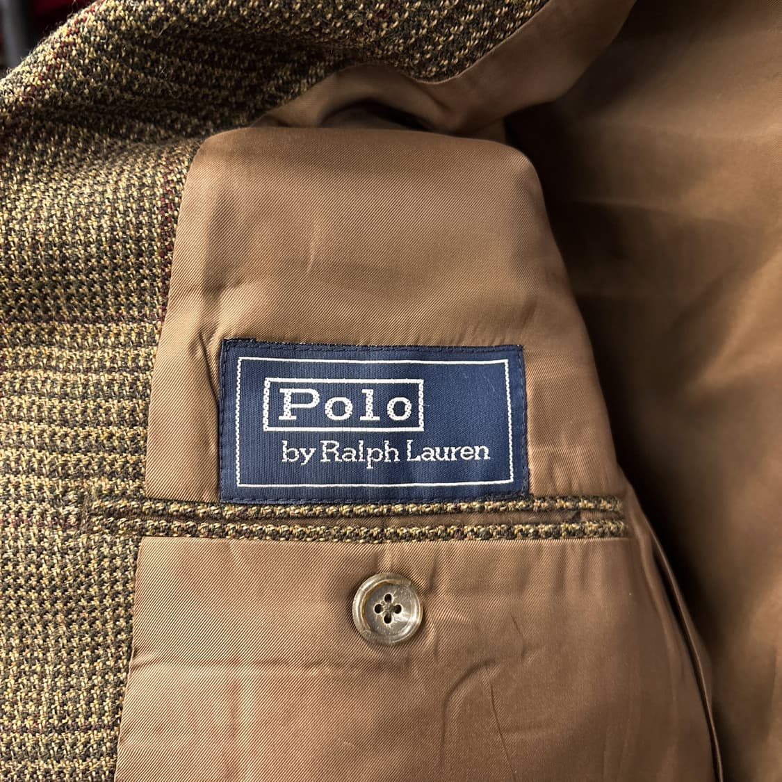 90s 폴로 랄프로렌 클렌체크 테일러링 울 블레이저 자켓 N1226 상품이미지8