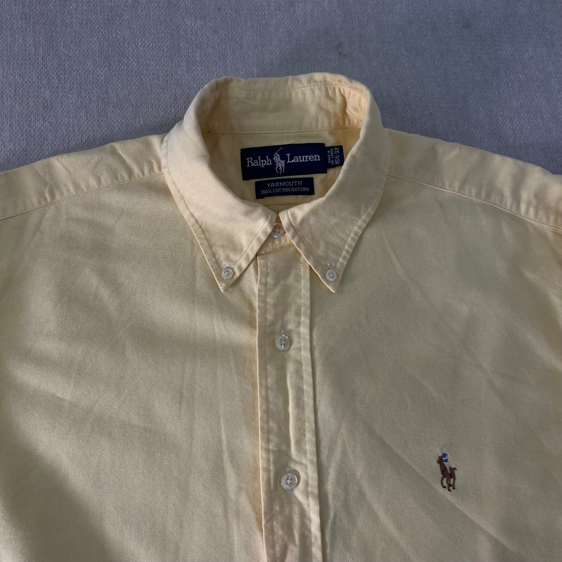 105 폴로랄프로렌 옐로우 코튼 셔츠 상품이미지2