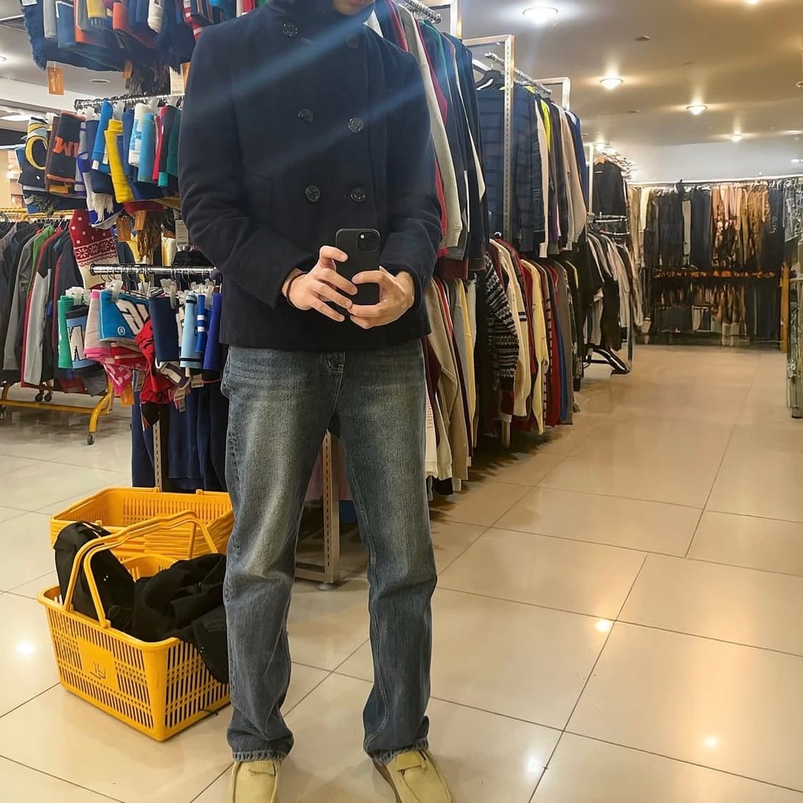 논네이티브 Nonnative 피코트 네이비 1사이즈 상품이미지5