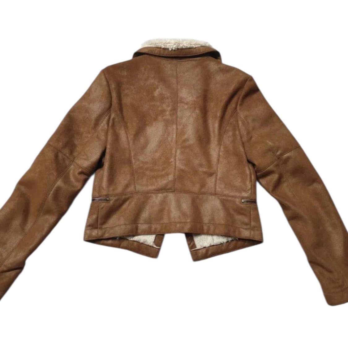 빈티지 바이커 무스탕 크롭 자켓 상품이미지3