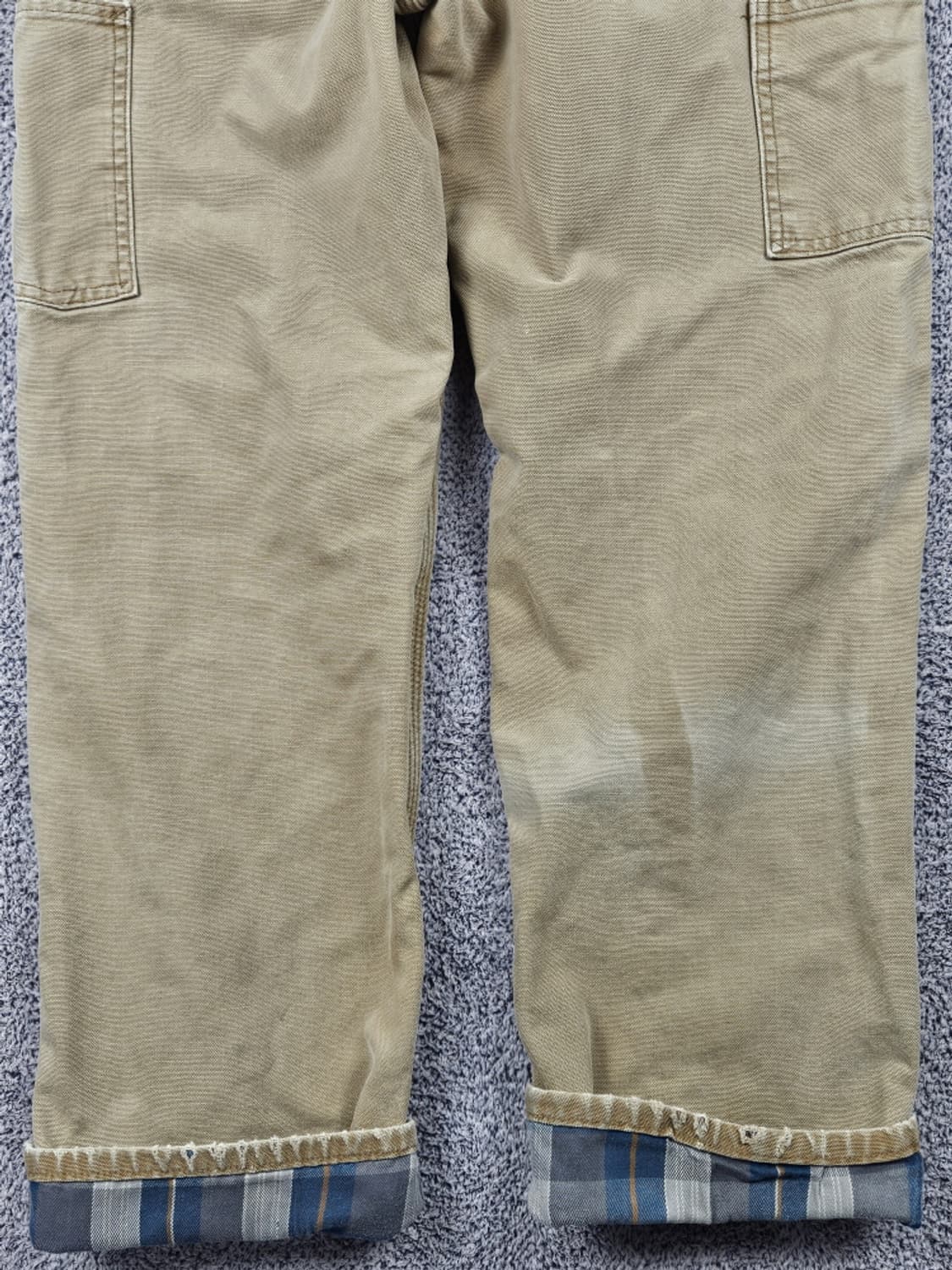 칼하트 헤비 플란넬 카펜터 캔버스 워크 팬츠 (30X30) / 10309 상품이미지9