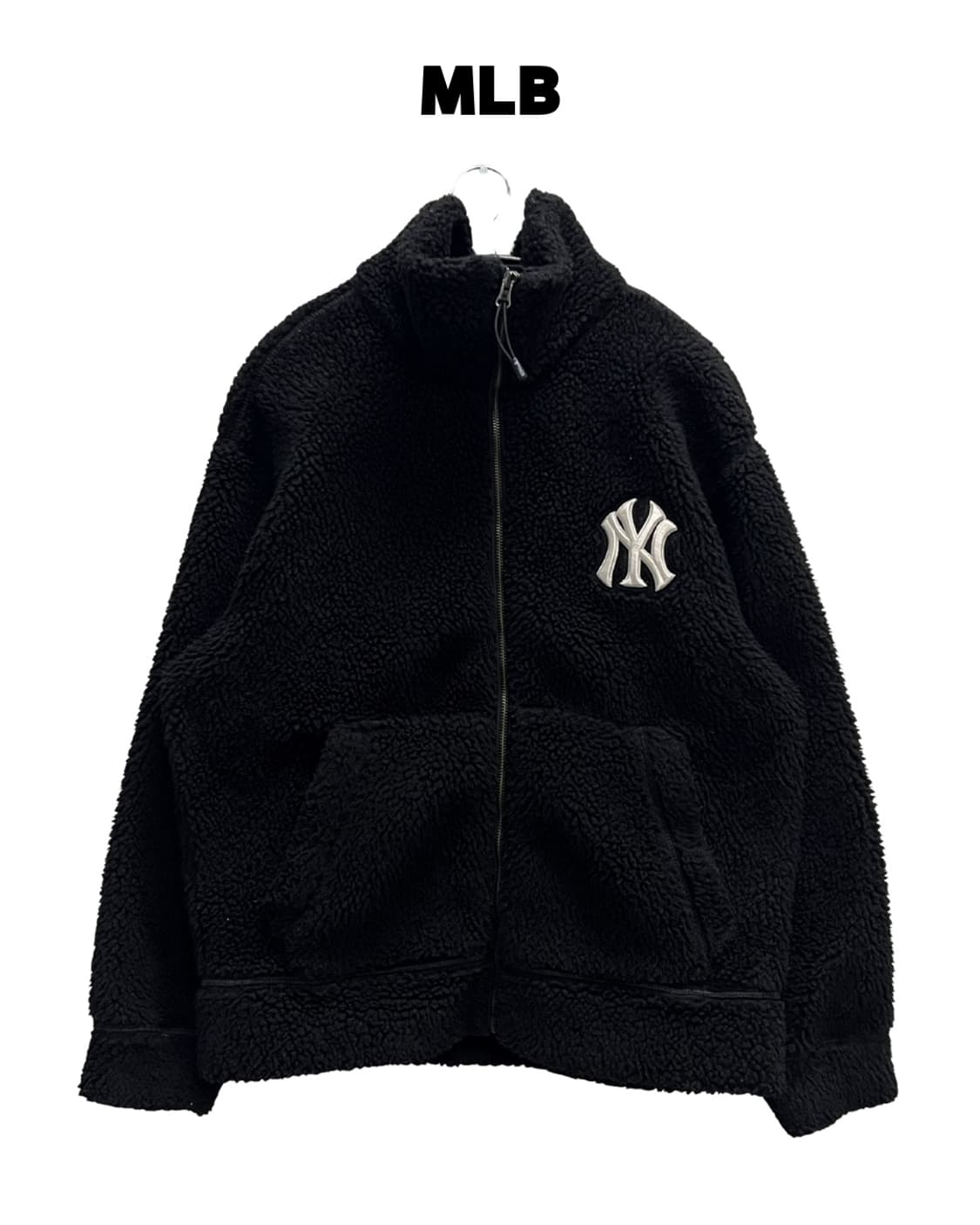 MLB 뉴욕양키즈 양털 뽀글이 후리스 자켓 상품이미지1