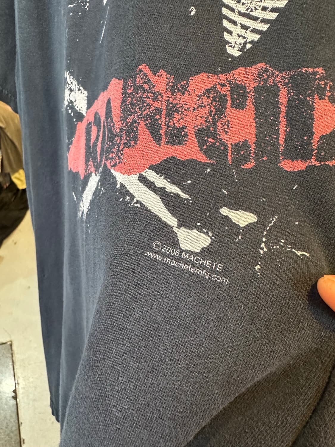 랜시드 락밴드 페이드 프린팅 티셔츠 상품이미지4