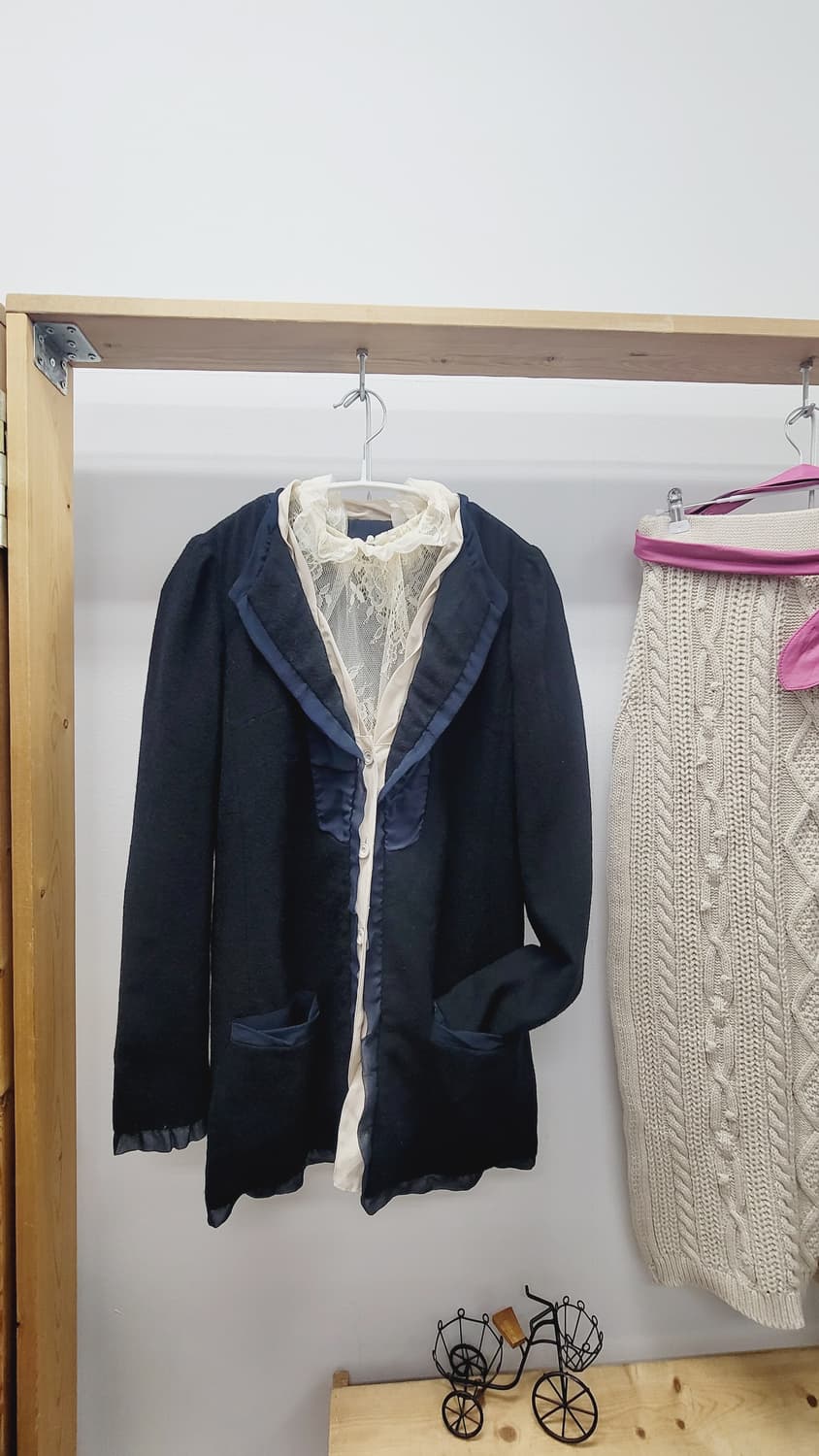 시스템 실크 프릴 가디건 자켓 상품이미지1