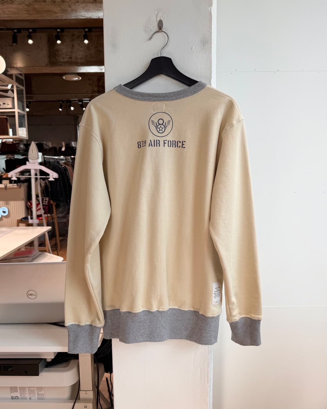 토이즈 맥코이 옐로우 밀리터리 에잇 스웻 셔츠 상품이미지7