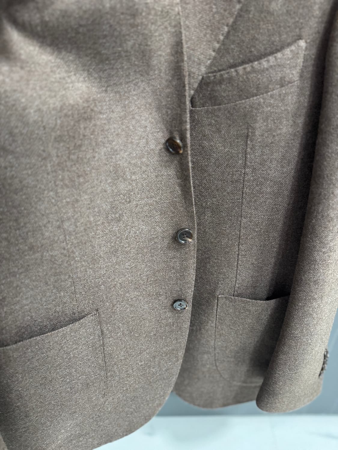 맨온더분 노치트 라펠 울 캐시미어 싱글 자켓 50 상품이미지2