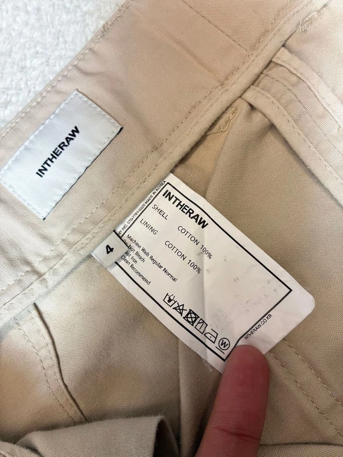 인더로우 어드저스트 스트레이트 치노 팬츠 PN7651 상품이미지9