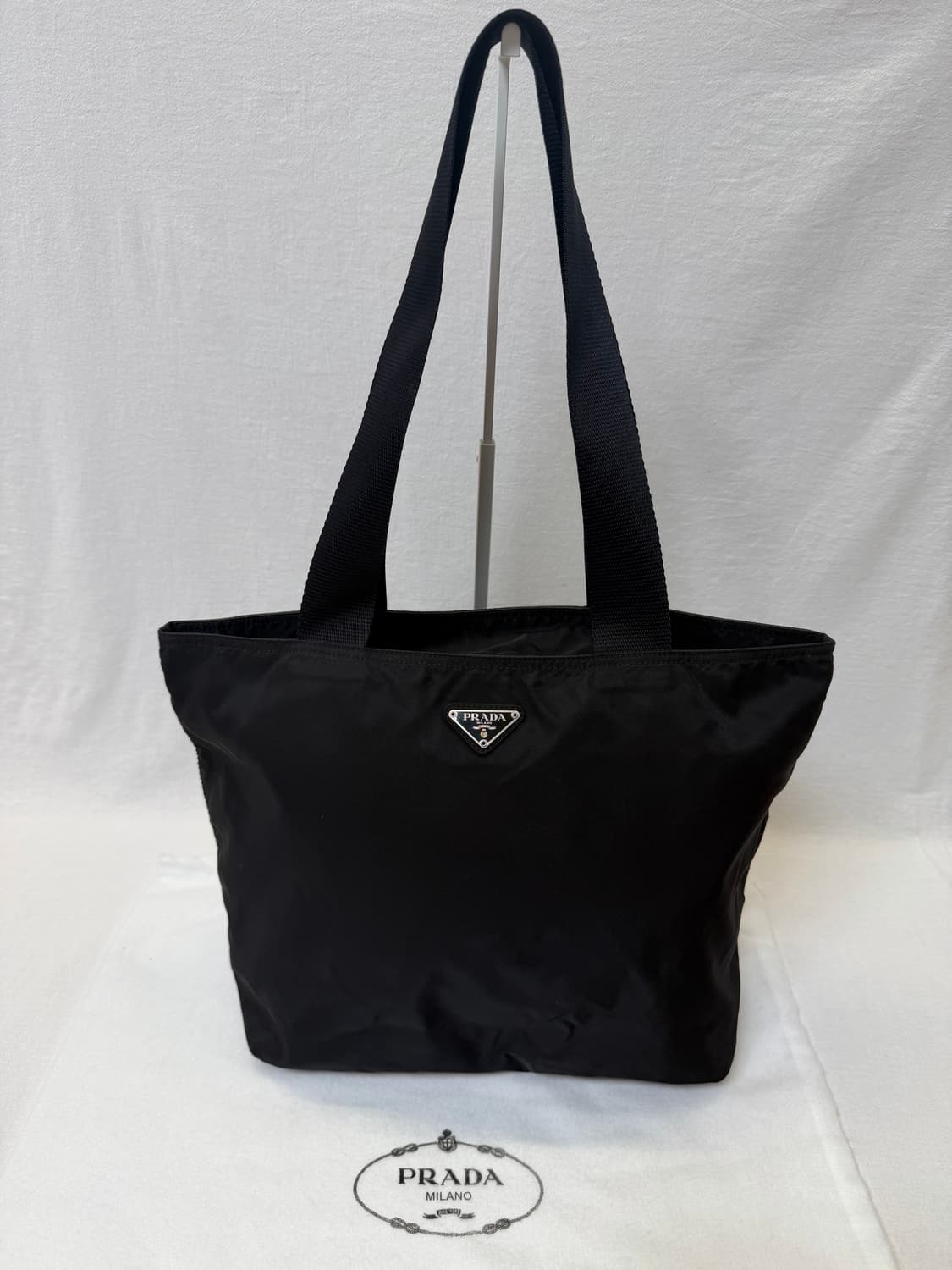 정품 프라다 포코노 나일론 블랙 대용량 토트백 숄더백 상품이미지1