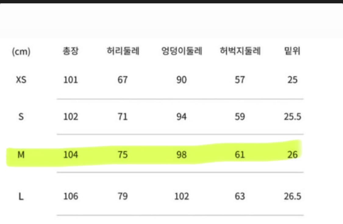 런웨이티켓(현 오운서) 아이싱팬츠 M사이즈(새상품) 상품이미지4