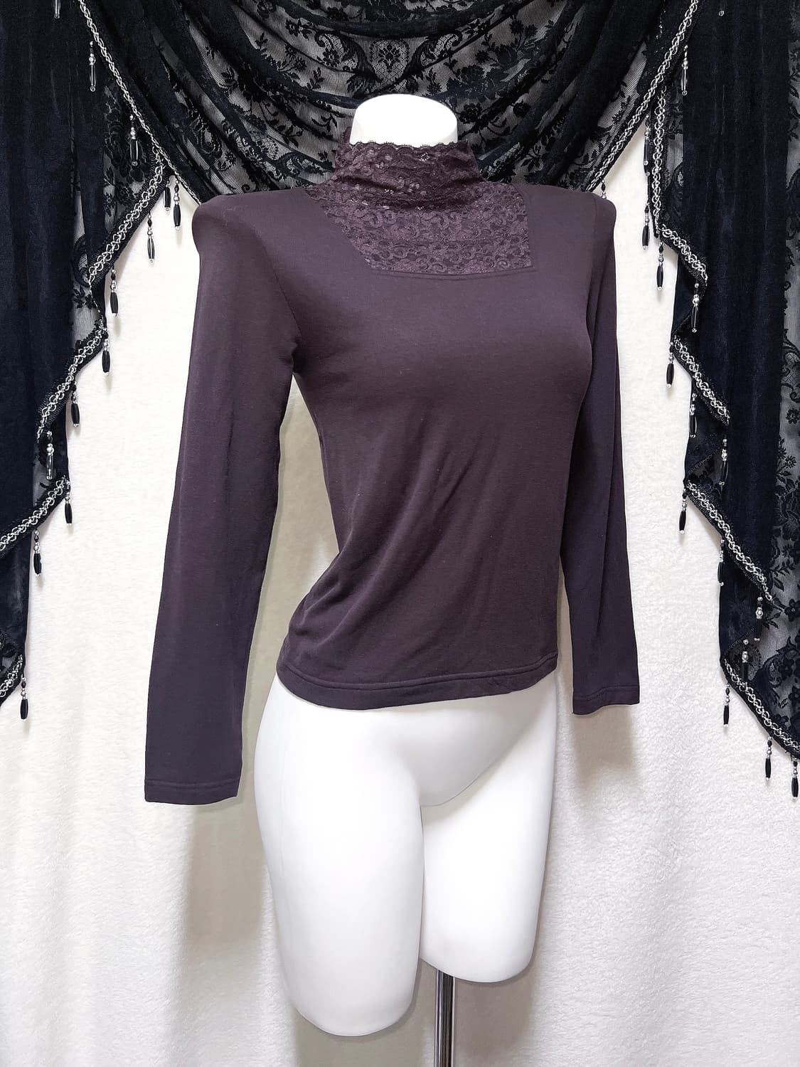 라떼갸루 로맨틱 레이스 목폴라 로걀탑 오리엔탈 엔틱 모리 핀터 페어리 상품이미지3