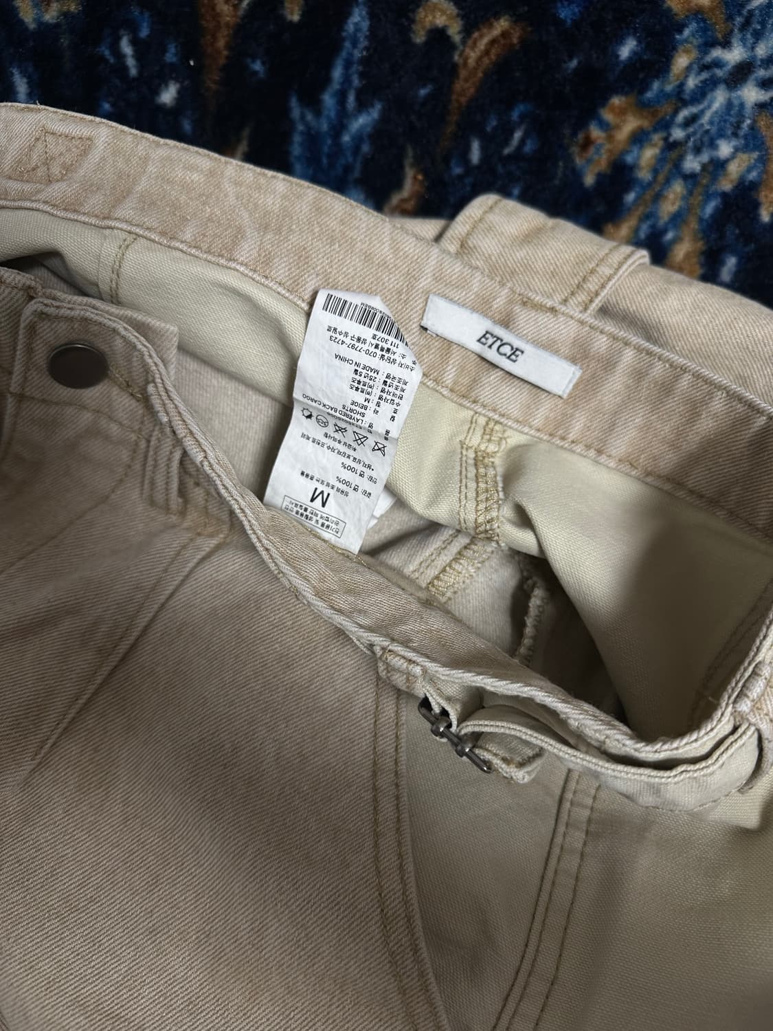 etce 레이어드 카고 버뮤다 팬츠 상품이미지5