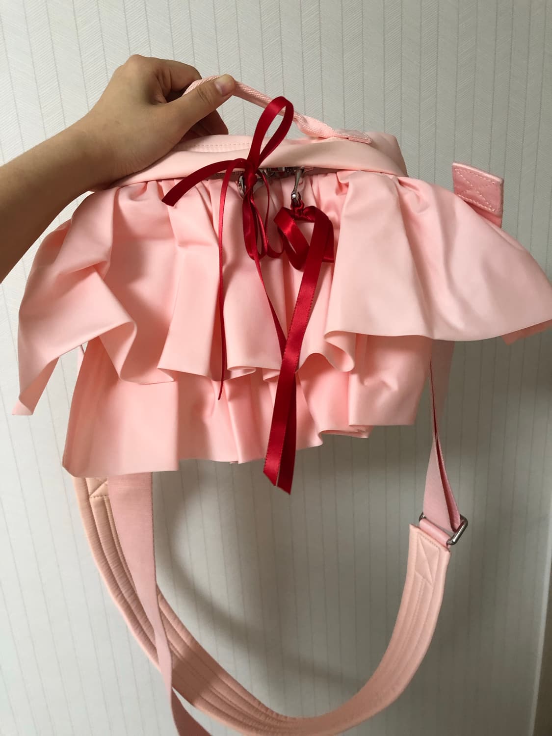 시몬로샤 러플 리본 가방 상품이미지4