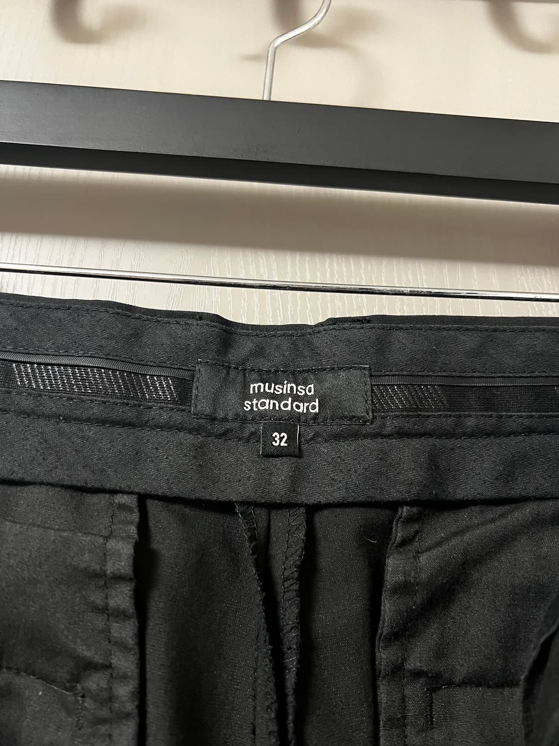 테이퍼드 히든 밴딩 크롭 슬랙스 상품이미지5