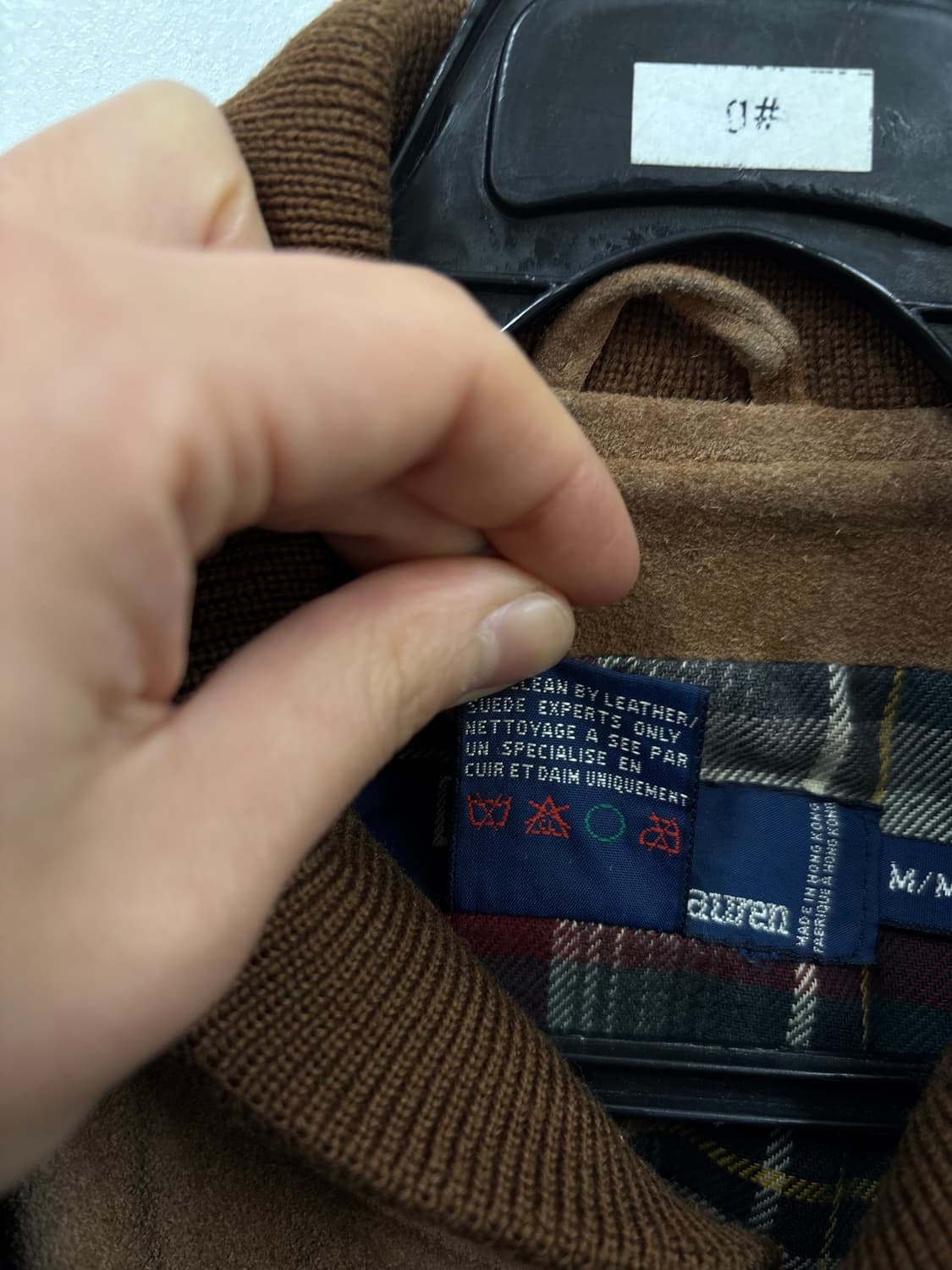 폴로랄프로렌90s 컨트리 스웨이드 블루종 상품이미지6