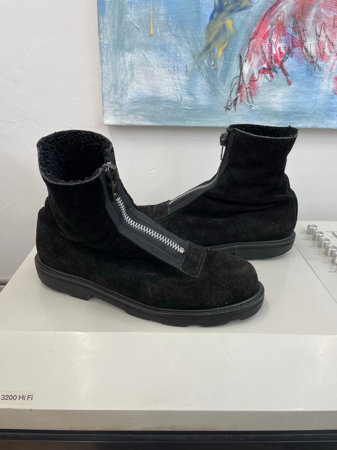 [260] 요지야마모토 1996ss 스웨이드 부츠 상품이미지7